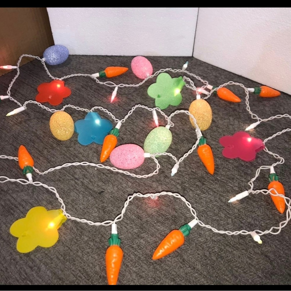 Easter Spring string lights ..custom…